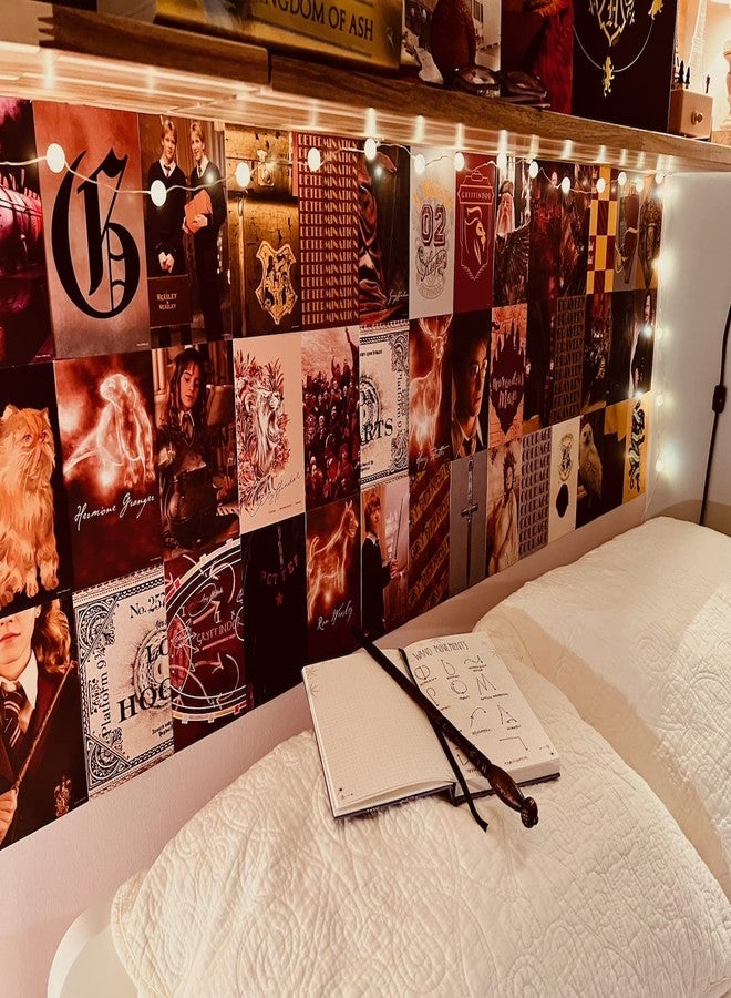 CONQUEST CON*QUEST Conquest Journals Harry Potter Gryffindor Wall Collage, Set of Fifty Collectible 4x6 Official Art Prints From The Wizarding World, Printed on Quality Card Stock, Matte Finish - Image 3